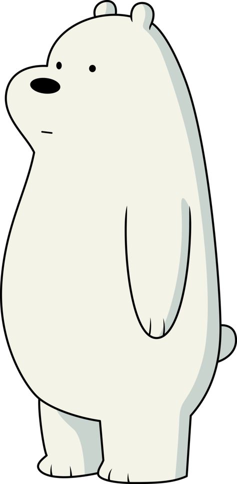 Polar Bear We Bare Bears, We Bare Bears Human, Polar Bear Cartoon, Ice Bear We Bare Bears, Pokemon Bead, We Bare Bears Wallpapers, Bear Images, Ice Bear, Bear Drawing