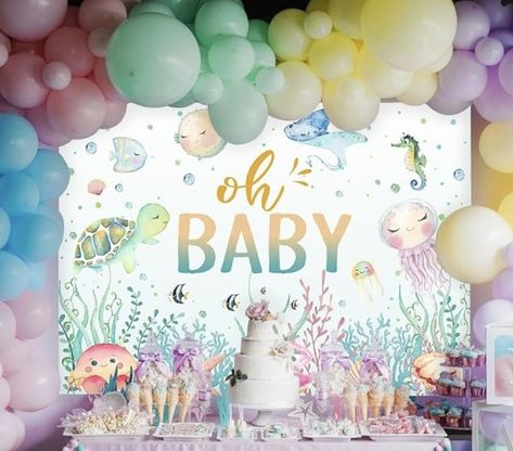 Under The Sea Baby Shower Ideas For Girl, Sea Baby Shower, Under The Sea, Shower Ideas, The Sea, Baby Shower, Shower