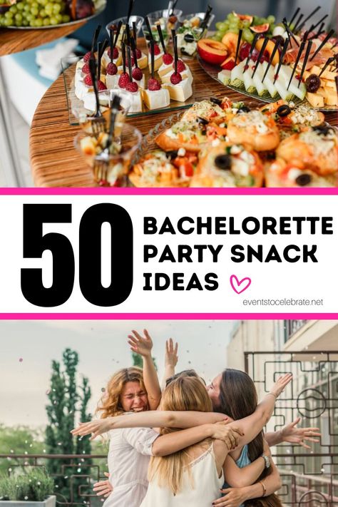 Hen Party Snack Ideas, Gluten Free Bachelorette Party, Bachelorette Snacks Appetizers, Bachorlette Party Foods, Snacks For A Bachelorette Party, Bachorlette Food Ideas, Easy Snacks For Bachelorette Party, Appetizer For Bachelorette Party, Bachelorette Party Food Ideas Appetizers