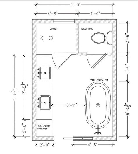 Bathroom With Toilet Closet Floor Plans, Bathroom Floorplan Layout Ideas, Master Bath Floor Plan Layout, Large Bathroom Ideas Layout, Bathroom Floor Plans Master, Minimalist Home Design Ideas, Rectangle Master Bath Layout, 12x12 Bathroom Layout, 8x12 Bathroom Layout