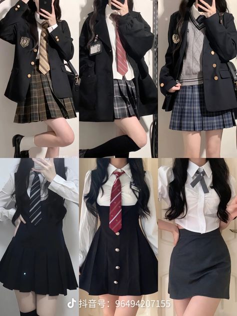 School Outfit Aesthetic Korean, School Uniforms Japanese, Student Uniform Aesthetic, Korean Uniform Aesthetic, Korean Highschool Uniforms, Korean School Uniform Aesthetic, What To Wear To A School Dance, School Uniform Reference, School Uniforms Aesthetic