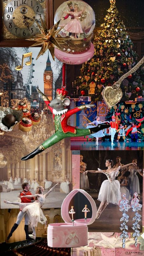 christmas ballet nutcracker vibe Nutcracker Aesthetic Wallpaper, Nutcracker Aesthetic, Ballet Wallpaper, Ballet Nutcracker, Christmas Ballet, Christmas Feels, Nutcracker Party, Winter Mood Board, Christmas Dreaming