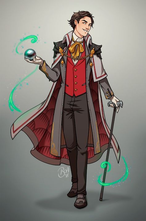 Modern Day Wizard Outfit, Wizard Poses Reference Male, Dnd Wizard Male, Sorcerer Pose Reference, Wizard Professor, Wizard Poses Reference, Mage Character Art, Mage Hunter, Dnd Board