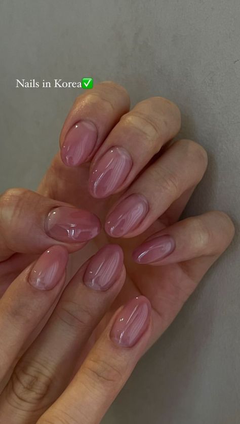 Jelly Nails Charms, Jelly Nails Natural Nail, Your Nails But Better, Pink Jelly Nails Designs, Nail For Brown Skin, Short Square Cat Eye Nails, Builder Gel Nail Designs Short, Easy Natural Nail Designs, European Nails Trends 2024