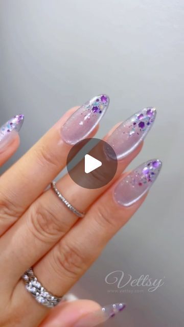 Vettsy on Instagram: "💜✨ Purple Glitter Ombre Cat Eye Nails 💅 Simple nail inspiration, is it your style? 😍  🛒Products Used: ✨Super Cat Eye Gel ✨Purple Glitters Set  👉 Shop the same nail supplies via my bio or visit vettsy.com  Follow @vettsystore & @vettsynails for more nail inspiration 🧚‍♀️  👭Tag friends who would like this👭  #vettsynails #nailsathome #cateyenails #purpleglitternails #glitternails #ombrenails #elegantnails #simplenails #halloweennails #cutenails #glassnails" Ombre Cat Eye Nails, Ombre Cat Eye, Purple Glitter Nails, Nail Designs Tutorial, Eye Nails, Tag Friends, Cat Eye Gel, Super Cat, Glass Nails