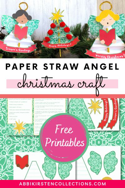 Christmas crafting just isn’t the same if you can’t get creative with the kids. Today, angel ornament craft is family friendly and a handmade item... The post DIY Kid’s Angel Craft with Paper Straws – Free Printables appeared first on Abbi Kirsten Collections. Angel Kids Craft, Angel Sunday School Craft, Preschool Angel Crafts Simple, Kids Angel Ornament Craft, Angel Paper Craft Free Printable, Hole Punch Crafts, Creative Christmas Crafts, Holiday Art Projects, Straw Crafts