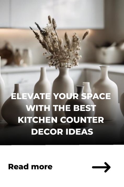 Elevate the heart of your home with the best kitchen counter decor ideas that will transform your space into a stylish and functional area. From chic canisters to modern utensil holders, discover unique ways to add personality and charm to your kitchen. Create a welcoming atmosphere for family and guests by incorporating trendy elements such as marble trays, cozy plants, and artisanal cookware. Countertops Decor Ideas, Kitchen Countertops Decor Ideas, Styling Countertops, Kitchen Countertops Decor, Kitchen Counter Decor Ideas, Countertop Decor Ideas, Wine Station, Counter Decor Ideas, Modern Fruit Bowl