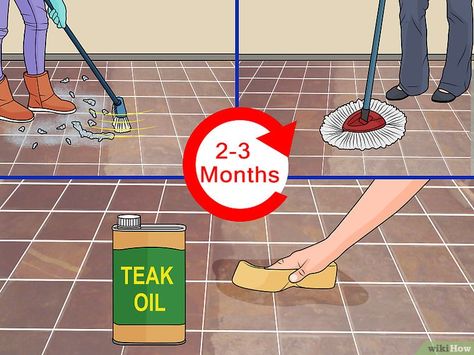 How to Clean Slate Floors: 14 Steps (with Pictures) - wikiHow How To Clean Slate Floors, Cleaning Slate Floors, Clean Tile Floors, Slate Bathroom Tile, How To Make Tiles, Clean Bathroom Floor, Black Slate Floor, Cleaning Bathroom Tiles, Slate Floors