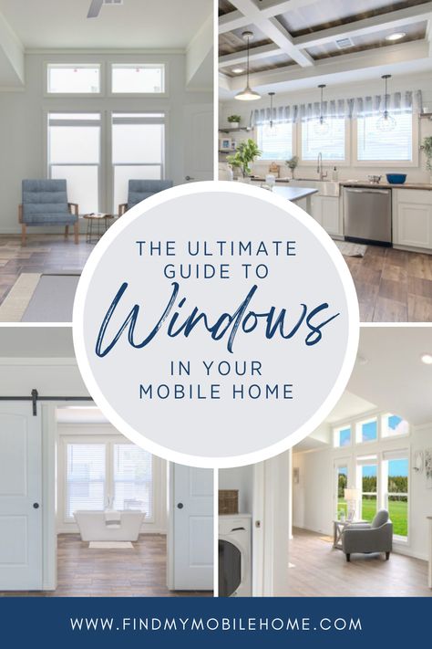 While Mobile Home And Site-Built Home Windows Serve The Same Purpose, They Do Differ, So You May Be Wondering What You Need To Know About Mobile Home Windows. Click Here to find out all about mobile homes and windows! Replacing Mobile Home Windows, Mobile Home Windows, Camper Exterior, Mobile Home Exteriors, Home Windows, Window Replacement, Diy Mobile, Windows Exterior, Mobile Homes