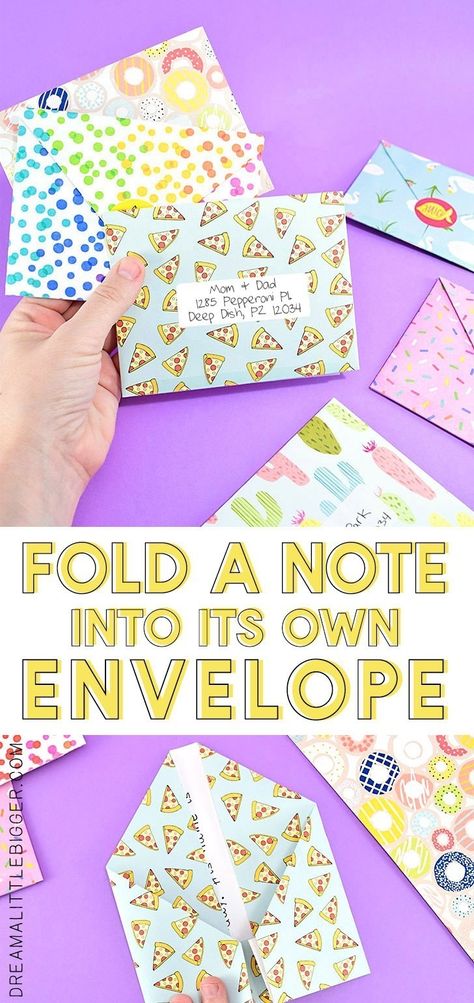 Mail Inspiration, Snail Mail Inspiration, Snail Mail Pen Pals, Mail Art Envelopes, Diy Stationary, Origami Envelope, Envelope Lettering, Fun Mail, Pen Pal Letters