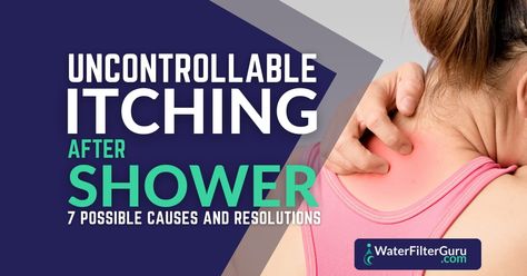 Dealing with uncontrollable Itching after showering? You might have hard water or chlorine or iron in your water. You might also be sensitive or allergic to some of your shower products. Here, we've discussed some of the reasons why you might be experiencing uncontrollable Itching after a shower, and what to do about it. 📌 Key Takeaways: - Thereare several possible reasons why your skin might feel itchy after Itching Remedies, Itchy Legs, Itchy Skin Remedy, Cold Water Bath, Yoga Information, Itchy Rash, Shower Products, Itching Skin, Itch Relief