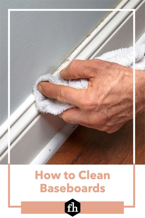 Clean Baseboards Easy Diy, How To Clean Baseboards, Cleaning Baseboards Easy, Bathroom Baseboard, Clean Baseboards, Removing Baseboards, Baseboard Cleaner, White Baseboards, Cleaning Baseboards