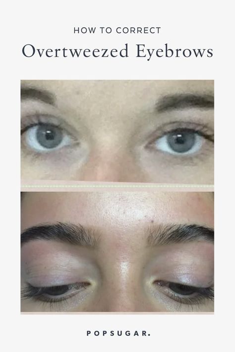 Growing Out Eyebrows, Grow Eyebrows Faster, Overplucked Eyebrows, Regrow Eyebrows, Fix Eyebrows, How To Make Eyebrows, Short Eyebrows, Grow Eyebrows Thicker, Bad Eyebrows