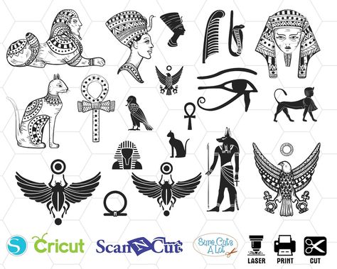 Égyptien svg fichiers bundle Egypte svg svg de lEgypte - Etsy France Anunaki Symbols, Egyptian Tattoos, Tattoo Homme, 12 Tattoos, Egyptian Design, Egypt Tattoo, Arte Grunge, Egyptian Tattoo, Egyptian Pyramids