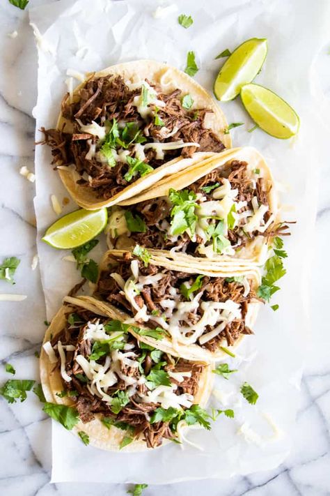 Costa Vida Sweet Pork Recipe, Barbacoa Recipe, Quick Delicious Meals, Enchilada Ingredients, Sweet Pork, Slow Cooked Pork, Buzzfeed Food, Slow Cooker Pork, Food For A Crowd