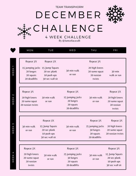 Fitness challege for December! Join us in the free transphormation group! #fitnesschallenge #fitness #workoutchallenge #workoutplan December Workout Challenge, December Fitness Challenge, Christmas Workout Challenge, Workout Calender, Holiday Fitness Challenge, Month Challenge, Walking Challenge, Workout Challenges, December Challenge