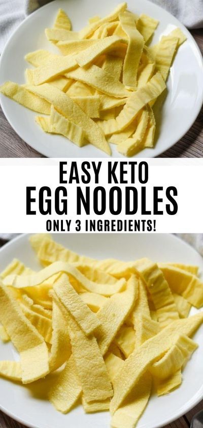 Keto Egg Noodles, Egg Fast Diet, Keto Pasta Recipe, Keto Noodles, Keto Egg Fast, Pasta Substitute, Low Carb Low Fat Recipes, Baking Soda Beauty Uses, Low Carb Low Sugar