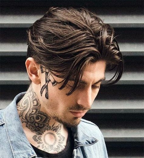 Layered Middle Part - Most Stylish and Popular Haircut Styles For Men Middle Part Hairstyles Men, Middle Part Haircut, Curtain Haircut, Middle Hair, Middle Part Hairstyles, Natural Wavy Hair, Corte De Cabelo Masculino, 짧은 머리, Middle Part