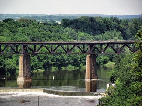 Paris, Ontario Mary Burke, Paris Ontario, Brantford Ontario, Beautiful Bridges, Canada History, Adventure Camp, Railway Bridges, The Citadel, O Canada