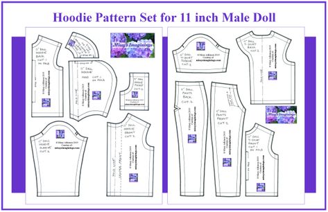 New to Sewing? No Problem! – missy's imaginings Doll Jumper Pattern Free, Diy Ken Doll Clothes, Barbie Hoodie, Small Sewing Rooms, Ken Clothes, Big Doll, Liv Dolls, Barbie Sewing, Sewing Barbie Clothes