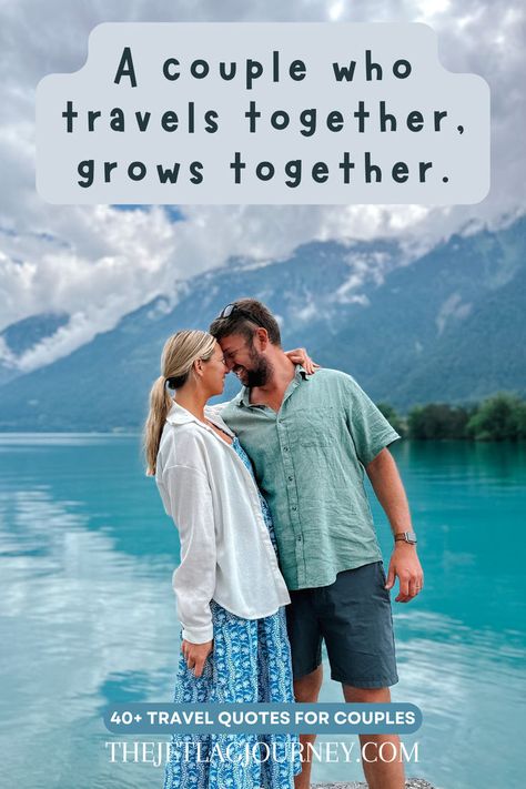 Couples Travel Aesthetic, Couple Travel Quotes, Captions For Couples, Travel Captions, Romantic Adventures, Journey Quotes, Couple Quotes, Travel Instagram, Travel Couple