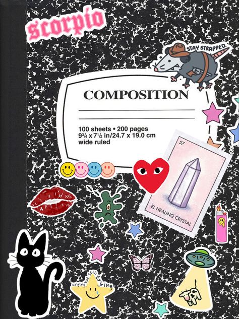 Composition Notebook Stickers, Ipad Composition Wallpaper, Composition Notebook Wallpaper, Composition Book Wallpaper, Composition Wallpaper, Goodnotes Covers, Goodnotes Cover, Ipad Kid, Composition Notebook Covers