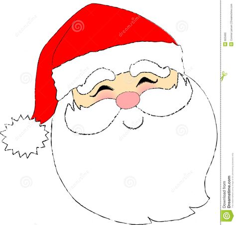 Photo about Cartoon-type illustration of a Santa face. Illustration of holiday, jolly, drawing - 663460 Santa Claus Drawing, Nail Art Noel, Santa Claus Face, How To Draw Santa, Santa Claus Images, Felt Crafts Christmas, Santa Patterns, Christmas Rock, Face Illustration