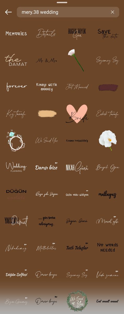 "mery.38 wedding" Instagram gifs for stories Instagram Stickers Wedding, Wedding Ig Gif, Wedding Instagram Story Stickers, Mery Instagram Stickers, Instagram Wedding Stickers, Anniversary Instagram Stickers, Wedding Gifs Insta, Bridesmaid Instagram Story Ideas, Bride To Be Instagram Story Ideas