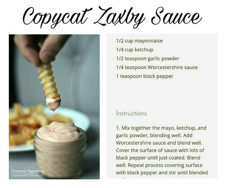 Copycat Zaxby Sauce Copycat Zaxby’s Sauce, Homemade Zax Sauce, Copycat Zax Sauce, Zax Sauce Recipe, Zaxbys Recipe, Zaxbys Sauce Recipe, Zax Sauce, French Fry Seasoning, Unique Sauces