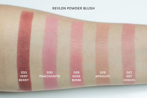 Rave: Revlon Powder Blush (with five new shades!) — Project Vanity Revlon Powder, Revlon Blush, Dior Blush, Beauty Shopping, Types Of Colours, Powder Blush, Gold Shimmer, Combination Skin, My Skin