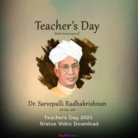 Teachers Day Status Video Download, Shikshak Diwas Status Download, Download Happy Teachers Day Status, Teachers Day Status, Teachers Day Status Download 2023, Sarvepalli Radhakrishnan 2023 Status Video Download, 5 September Gurudivas Special Video Download, Happy Teachers Day Whatsapp Status Video Download. Are you on the lookout for Teachers’ Day Status Videos, On this special day […] The post Teachers Day 2023 Status Video Download appeared first on PagalWorld. Teachers Day Pictures, Teachers Day Status, Hair Poster Design, Sarvepalli Radhakrishnan, Happy Teachers Day Wishes, Teachers Day Poster, Hair Poster, Facebook Status, Happy Teachers Day