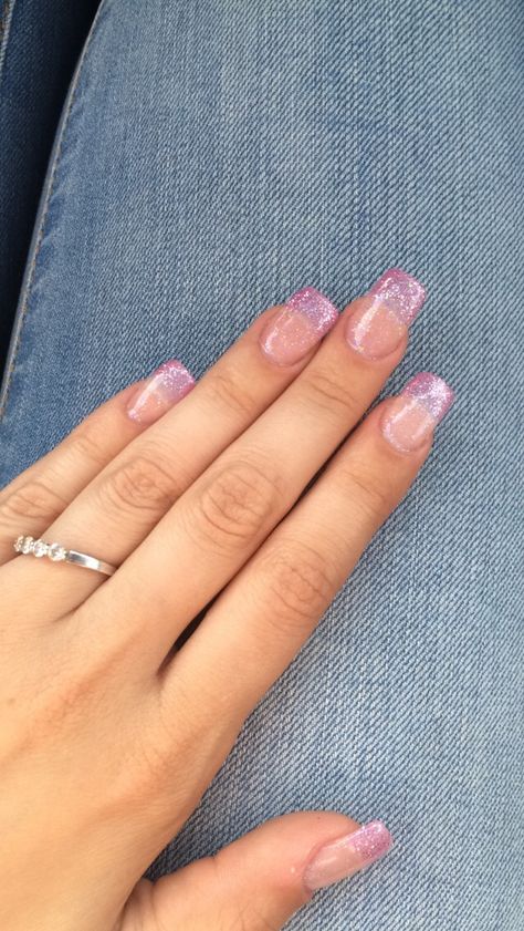 Pink gel ombre sparkle Gel Ombre, Pink Gel, Sparkle, Nails, Pink, Beauty