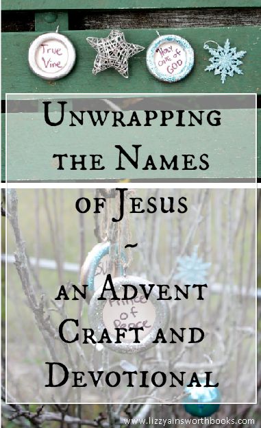 Unwrapping the Names of Jesus - An Advent Craft and Devotional #advent #curtainringcraft Curtain Rings Crafts, The Names Of Jesus, Deep Calls To Deep, Advent Crafts, Advent Devotionals, Christ Centered Christmas, Church Crafts, Christmas Things, Birth Of Jesus