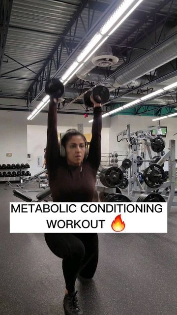 Veronica Velasquez on Instagram: "Metabolic Conditioning workout to burn fat and build strength. A combination of Cardio and Strength. Perfect to get quick workout in if you're short on time. And you will also be burning more calories even after your are done with the workout. ▪︎ REVERSE LUNGES TO FRONT RAISE ▪︎ RDL TO THRUSTERS ▪︎ ROW + LUNGE TO PRESS Add these two to your next workout routine 🔥 . . . <3 like and Share . . . . . . #workoutmotivation #workouttips #workoutvideos #metcon Kettlebell Metcon Workout, Metabolic Workouts Type 2, Metcon Workout, 15 Minute Metabolic Workout, Body Weight Metcon, Metabolic Conditioning Workout, Metabolic Conditioning, Conditioning Workouts, Reverse Lunges