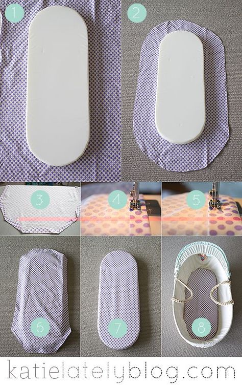 Diy Baby Doll Bed, Baby Sleeping Basket, Projek Mengait, Baby Doll Bed, Baby Moses, Baby Room Diy, Baby Moses Basket, Bassinet Sheets, Baby Baskets