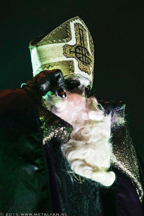 The Band Ghost Christmas, Ghost Bc Christmas, Ghost Band Christmas, Ghost Meme, Papa Iii, Ghost Banda, Nameless Ghouls, Ghost Pins, Tobias Forge