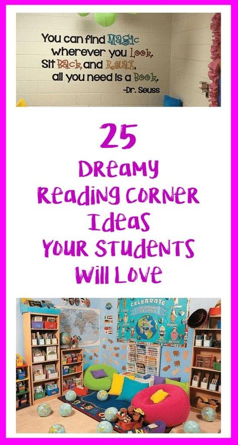 25 Dreamy Reading Corner Ideas Your Students Will Love Reading Corner School, Preschool Reading Area, Kindergarten Reading Corner, Preschool Reading Corner, Kids Reading Area, Reading Corner Ideas, Reading Nook Classroom, Reading Corner Kids, Reading Corner Classroom