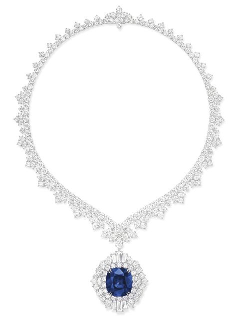 Harry Winston’s Blue Period Harry Winston Necklace, Winston Blue, Hope Diamond, Bridal Diamond Necklace, Blue Period, Robb Report, Harry Winston, Pendent Necklace, Rare Gems