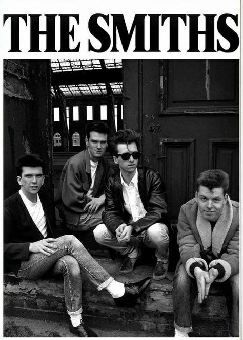 Band Posters The Smiths, Rock Posters Aesthetic, The Smiths Black And White, Black And White Music Posters, Britpop Poster, The Smiths Wallpaper, The Smiths Aesthetic, The Smiths Band, The Smiths Poster