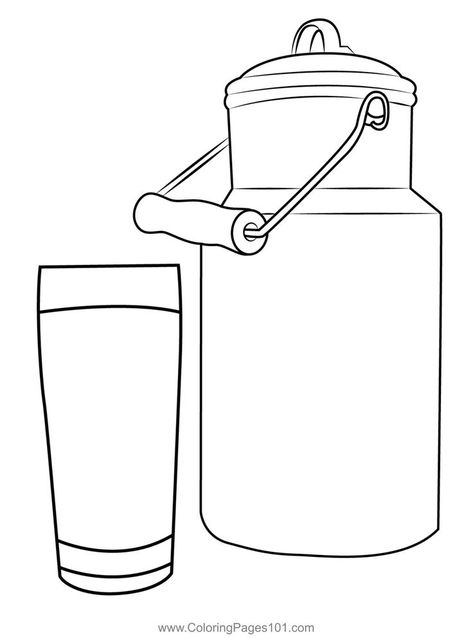 Milk Can Coloring Page Crocodile Coloring Pages, Antique Milk Can, Outline Images, Milk Cans, Free Coloring Pages, Free Kids, Printable Coloring, Printable Coloring Pages, Coloring Pages For Kids