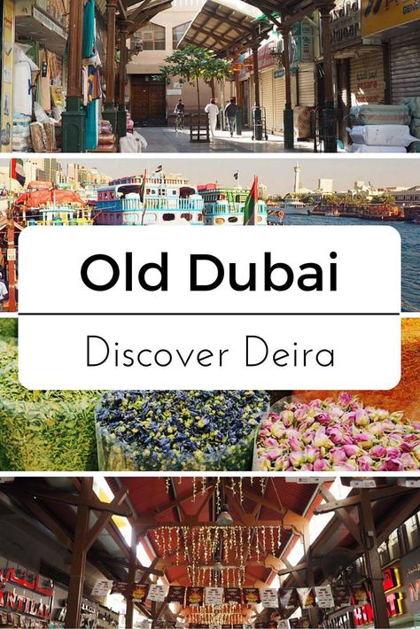 old dubai deira: markets and dubai creek Dubai Culture, Old Dubai, Deira Dubai, Dubai Trip, Dubai Travel Guide, Dubai Creek, Dubai Holidays, Dubai Vacation, Teen Money