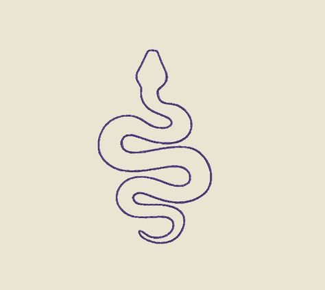 Snake Tattoos Easy, Cute Snake Drawing Easy, Easy Snake Tattoo, Snake Easy Drawing, Simple Snake Drawing, Easy Snake Drawing, Snake Doodle, Earthy Tattoos, Snake Drawing