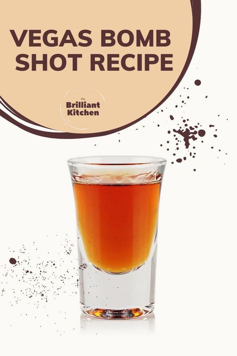 Vegas Bomb Recipe, Drink Shots Alcoholic, Vegas Bomb Shot, Vegas Bomb, Bomb Shots, Alcohol Shots, Cherry Whiskey, Crown Royal Whiskey, Bomb Drinks