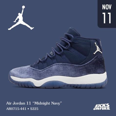 Air Jordan 11 Midnight Navy, Jordan 11 Midnight Navy, Nike Kicks, Mens Nike Shoes, Air Jordan 11, Midnight Navy, Jordan 11, Slides Shoes, Air Jordan