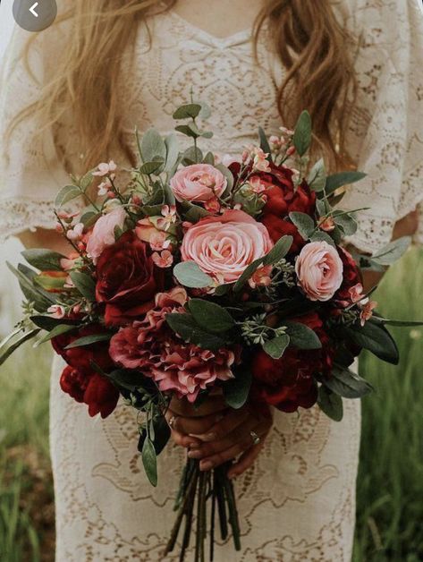 Silk Bridal Bouquet, Red Bouquet Wedding, Bridal Bouquet Pink, Bouquet Bride, Bridal Bouquet Fall, Boho Bouquet, Bouquet Bridal, Fall Wedding Bouquets, Fall Wedding Flowers