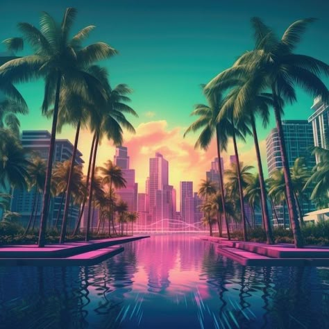 Grand Theft Auto Artwork, Flyer Background, Pop Art Background, Trippy Backgrounds, Eagle Wallpaper, Summer Moodboard, Miami Club, Flyers Design, Vice City