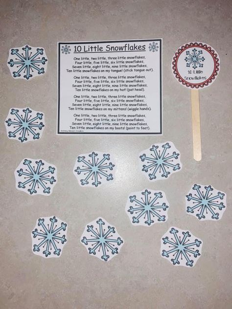 Snowflake Song, Circle Time, Childhood Education, Early Childhood Education, Spring 2024, Early Childhood, Education, Songs, 10 Things