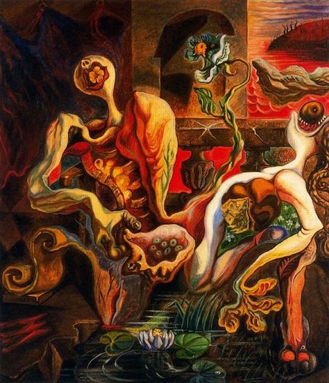 Andre Masson, The Metamorphosis, Francisco Goya, Max Ernst, Edgar Degas, The Lovers, Salvador Dali, Fantastic Art, Rembrandt