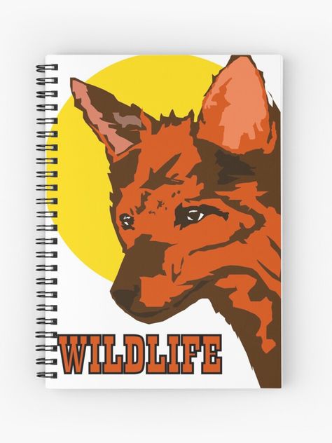 "WILDLIFE" Spiral Notebook by Rangajeewa | Redbubble Notebook Design Diy, Zoology, Notebook Design, Design Diy, A Journal, Spiral Notebook, Paper Stock, Independent Artist, Graphic Tshirt