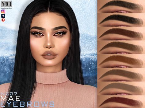 Urban Eyebrows Sims 4 Cc, Thick Arched Eyebrows, Eyebrow Cc Sims 4, Ts4 Cc Eyebrows, Sims Cc Eyebrows, Sims4 Eyebrows, The Sims 4 Eyebrows, Sims 4 Cc Eyebrows, Sims Face